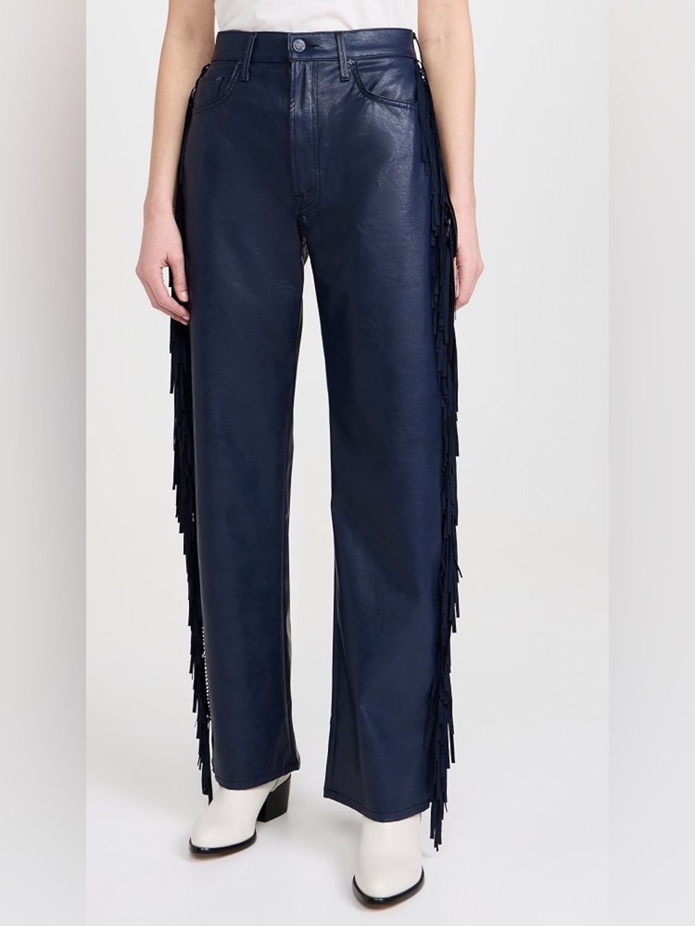 MOTHER The Fringe Half-Pipe Sneak Pants Size 23
